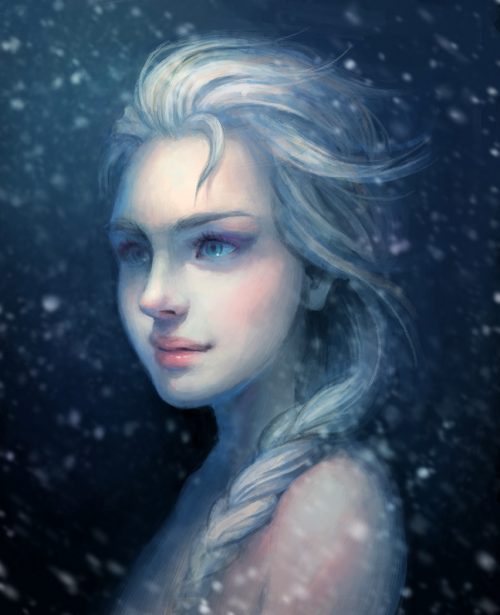 Background Elsa Wallpaper