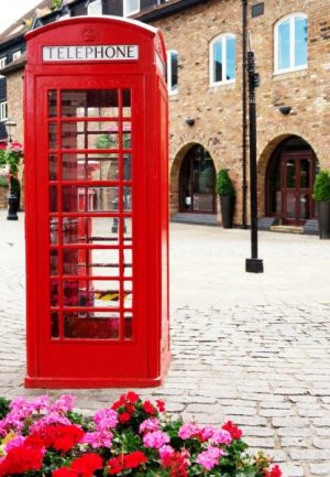 Background Telephone Booth Wallpaper