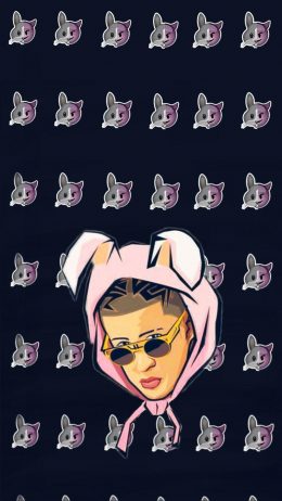 Backgraund Bad Bunny Wallpaper