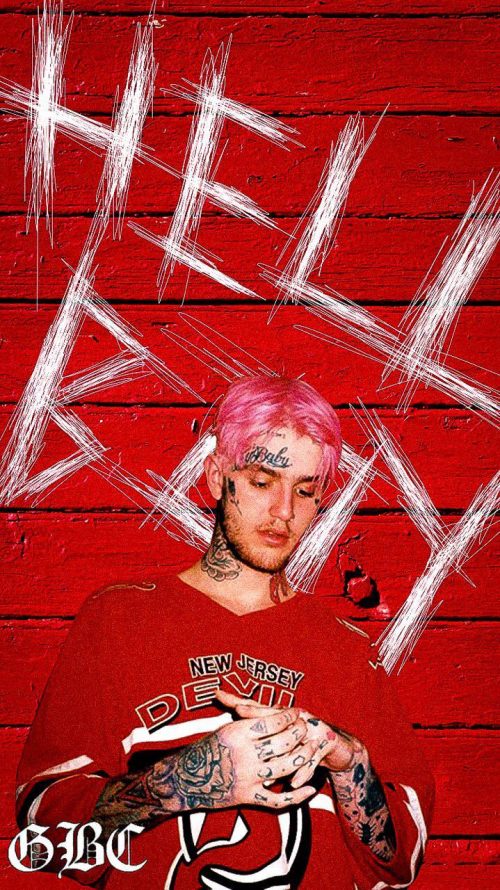 Background Lil Peep Hellboy Wallpaper