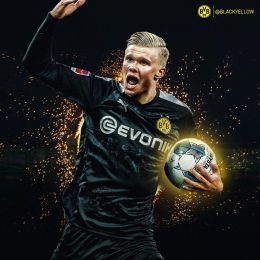 Background Haaland Dortmund Wallpaper