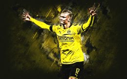 Desktop Haaland Dortmund Wallpaper