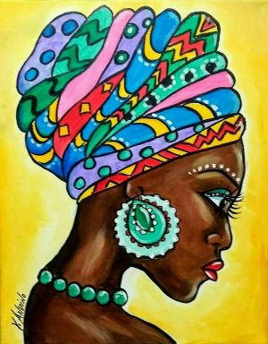 Background African Art Wallpaper