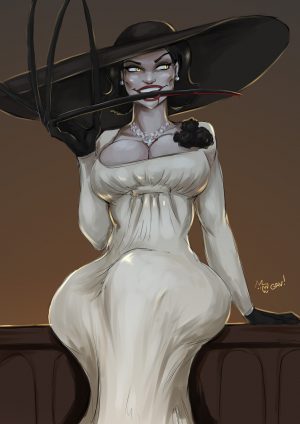 Background Lady Dimitrescu Wallpaper