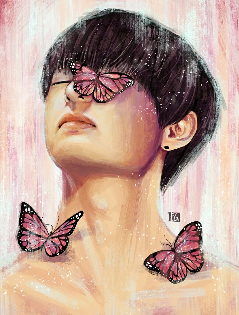 BTS Butterfly Wallpaper - EnWallpaper