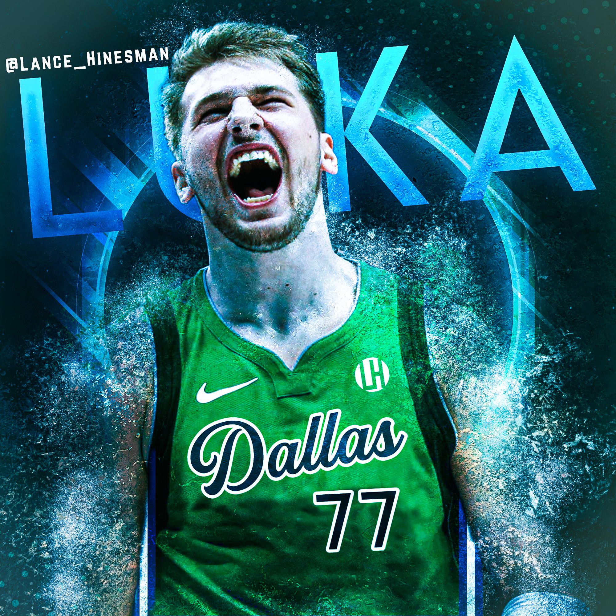 Luka doncic with the basketball Wallpapers Download
