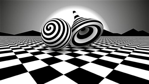 Desktop Art Illusion Wallpaper