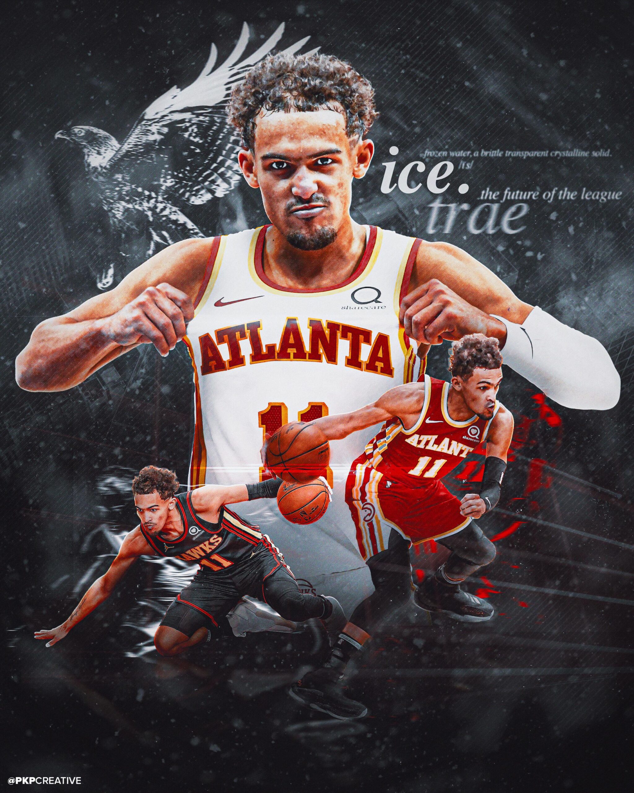 wallpaper trae young bow