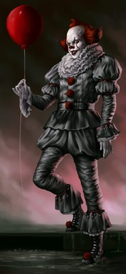 Background Scary Clown Wallpaper