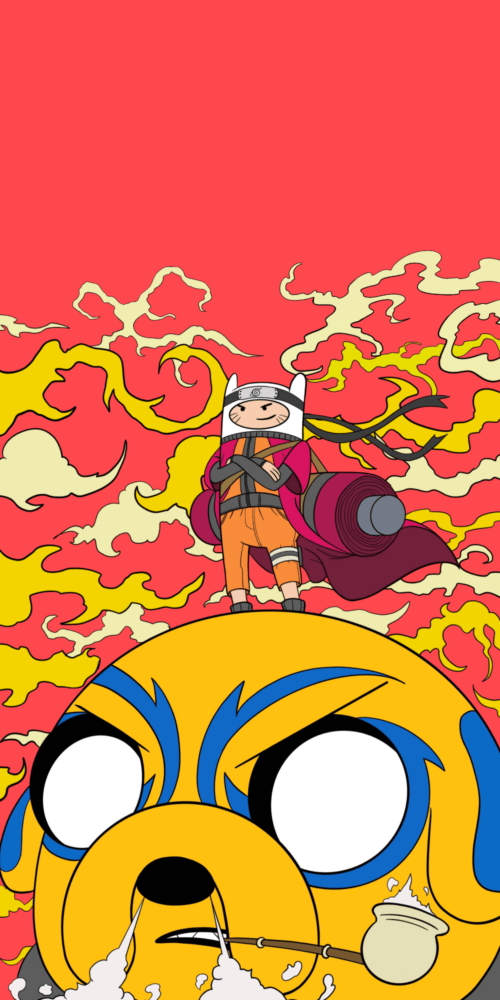 Adventure Time Naruto Wallpaper