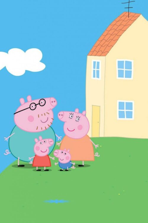 Peppa Pig House Wallpaper