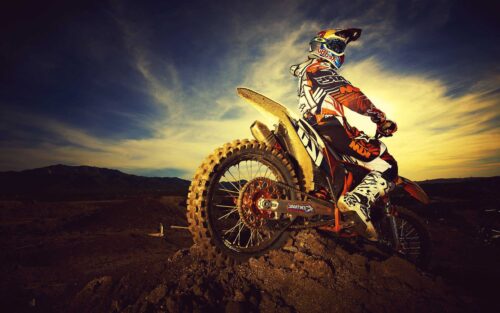 Desktop Dirt Bike Wallpaper