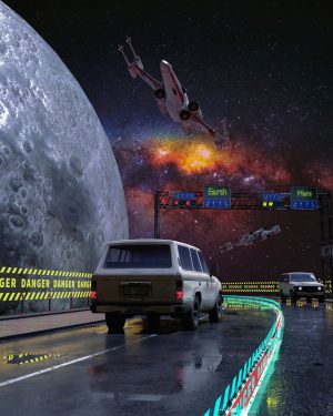 Space Highway Wallpaper