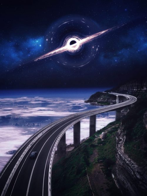 Space Highway Wallpaper