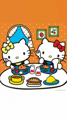 Hello Kitty Thanksgiving Wallpaper