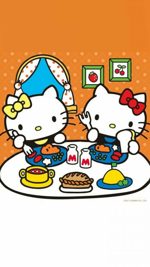 Hello Kitty Thanksgiving Wallpaper