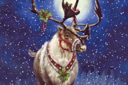 Desktop Deer Christmas Wallpaper