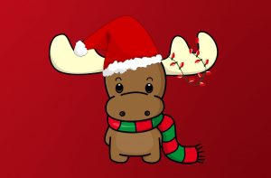 Deer Christmas Wallpaper