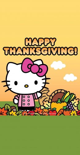 Hello Kitty Thanksgiving Wallpaper