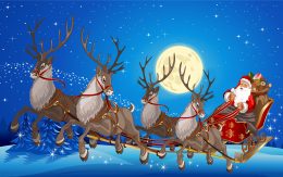 Desktop Deer Christmas Wallpaper