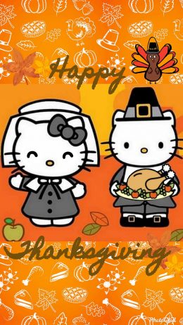 Hello Kitty Thanksgiving Wallpaper