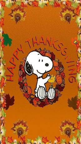 Snoopy Thanksgiving Wallpaper