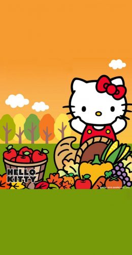 Hello Kitty Thanksgiving Wallpaper