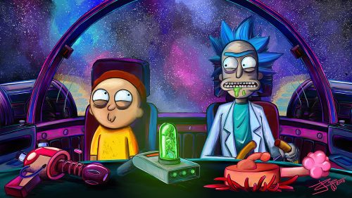 Desktop Rick And Morty  4K Wallpaper