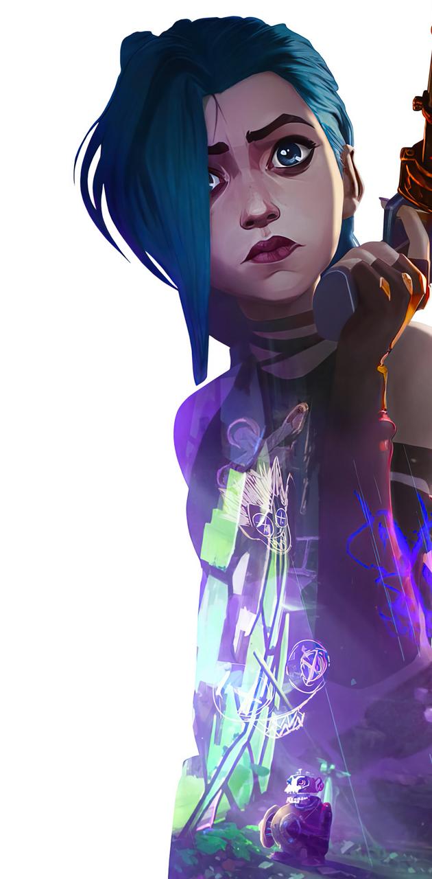 Jinx Arcane Laptop Wallpaper