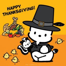 Hello Kitty Thanksgiving Wallpaper