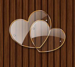 Brown Heart Wallpaper