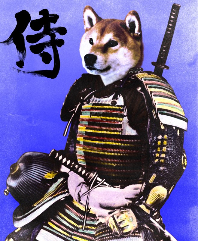 Samurai Doge Wallpaper