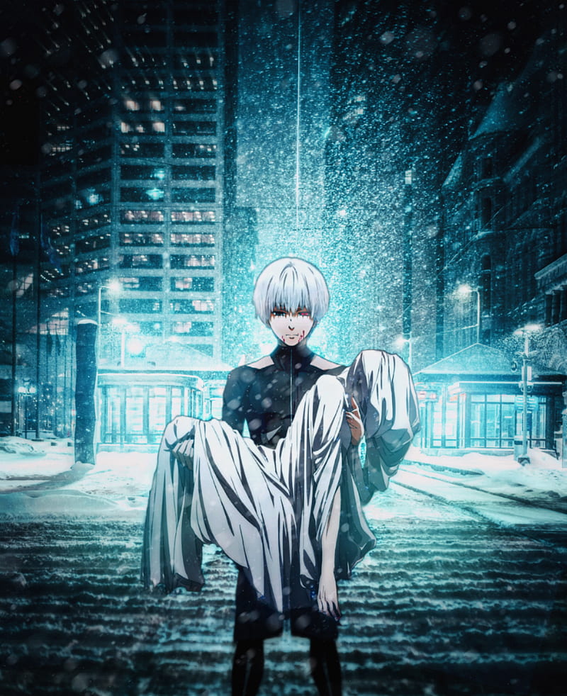 Download Kaneki Ken from Tokyo Ghoul Manga Series Wallpaper