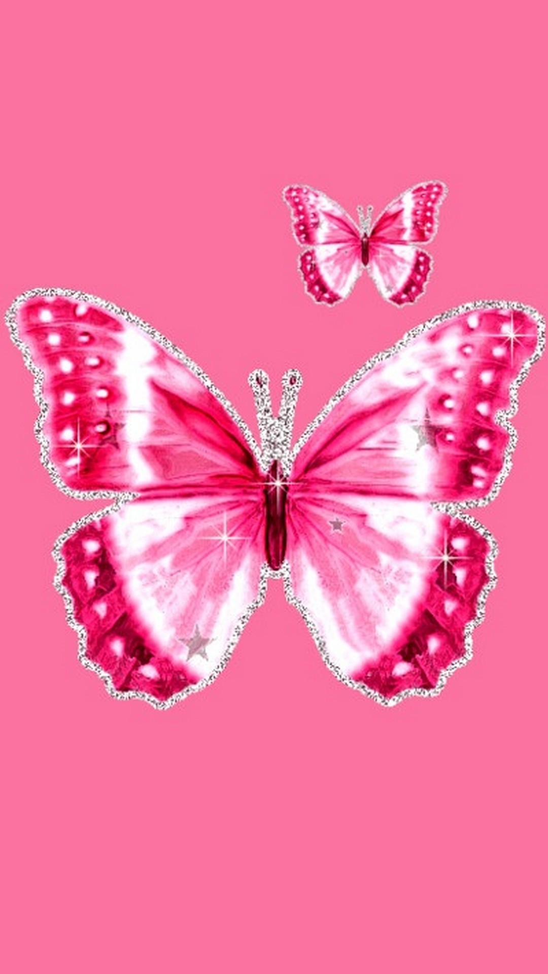 Pink Butterfly Wallpaper