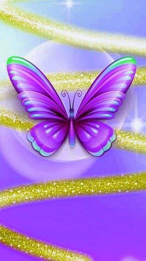 Pink Butterfly Wallpaper