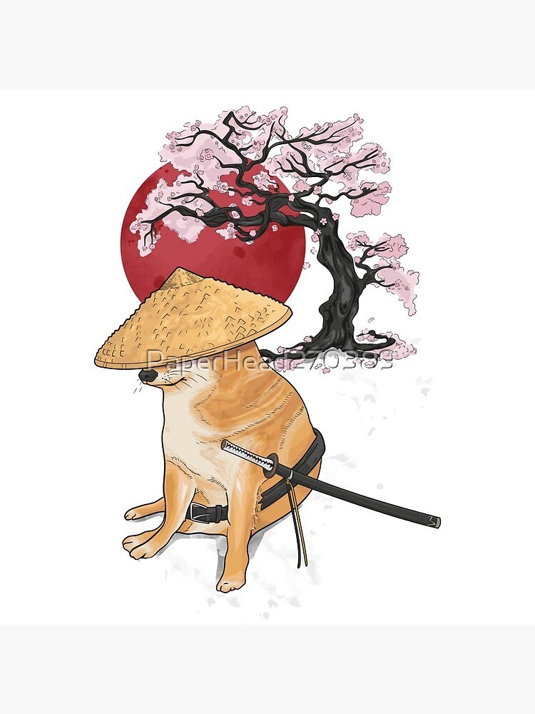 Samurai Doge Wallpaper