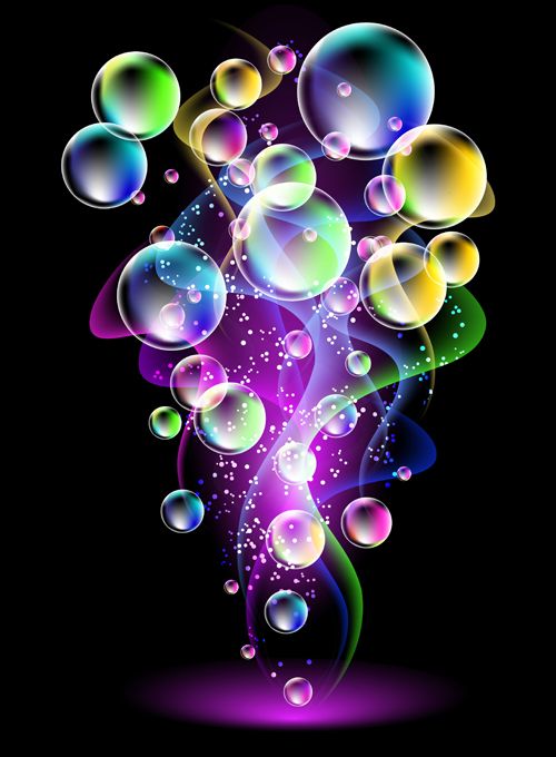 Colorful Bubbles Wallpaper