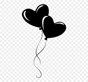 Background Heart Black Wallpaper