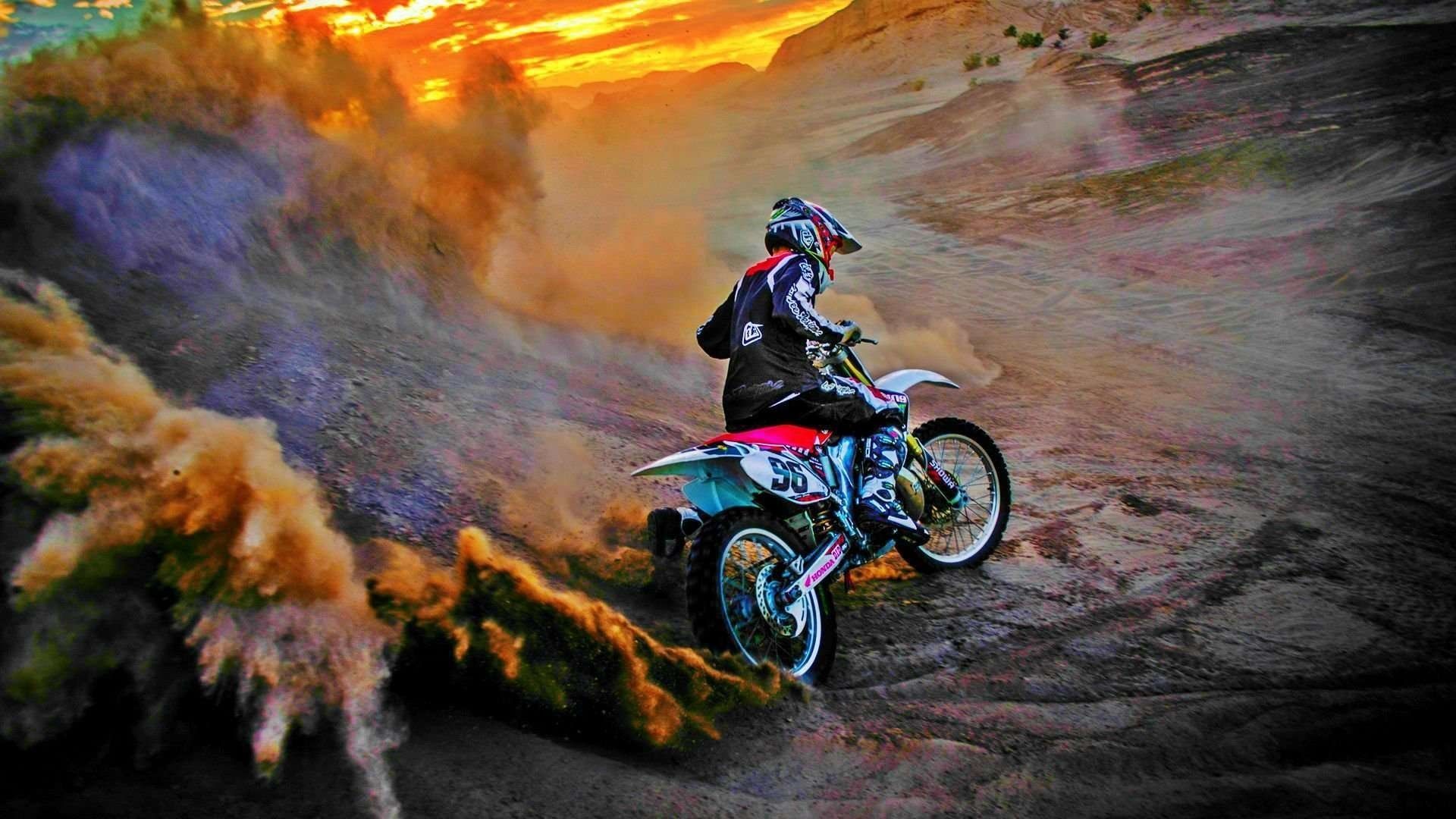 Desktop Dirt Bike Wallpaper