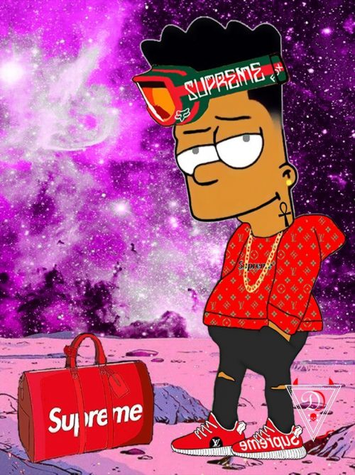 Background Bart Simpson Wallpaper