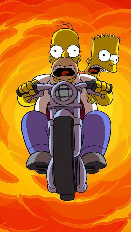 Background Bart Simpson Wallpaper