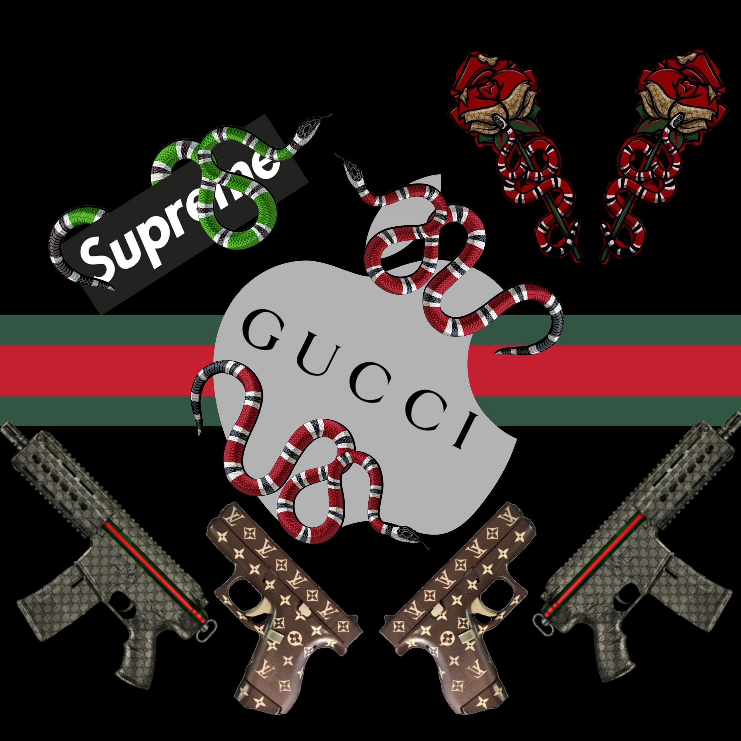 Download Experience Supreme Luxury with Gucci Wallpaper