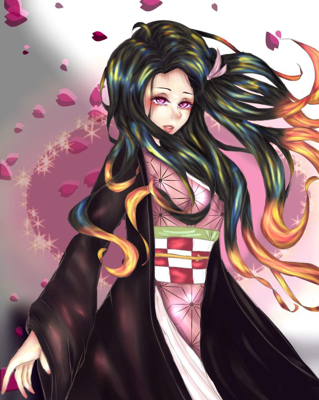 Background Nezuko Wallpaper