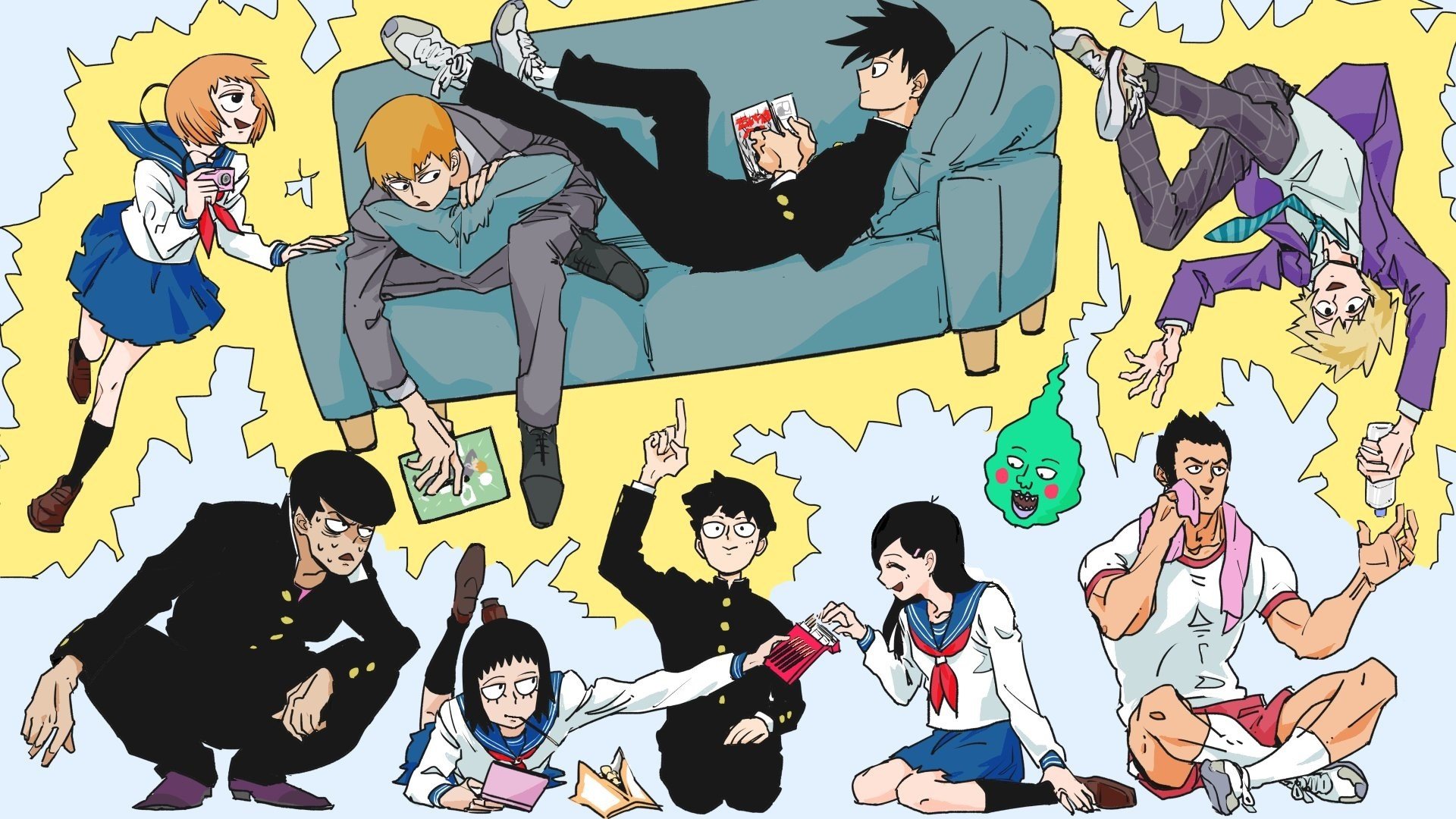 Desktop  Mob Psycho 100 Wallpaper