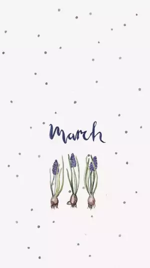 Hello March Wallpaper
