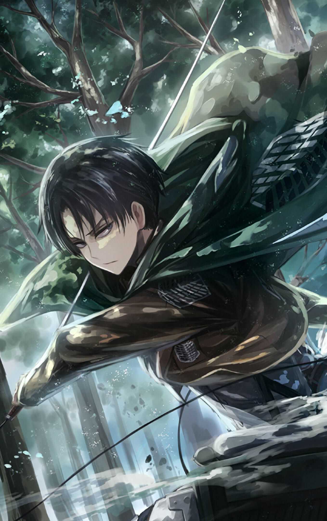 Background Levi Ackerman Wallpaper