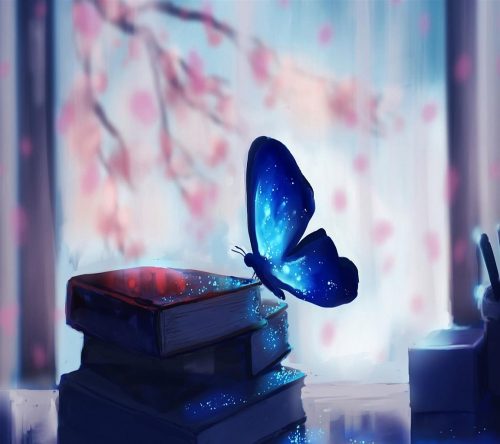 Blue Butterfly Wallpaper