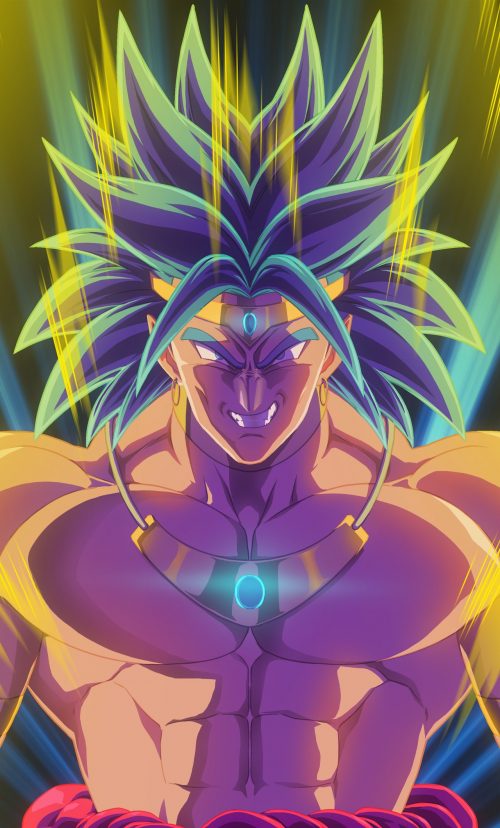 Background Broly   4K Wallpaper