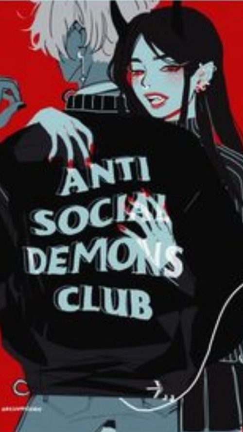 Backgrond Anti Social Club Wallpaper