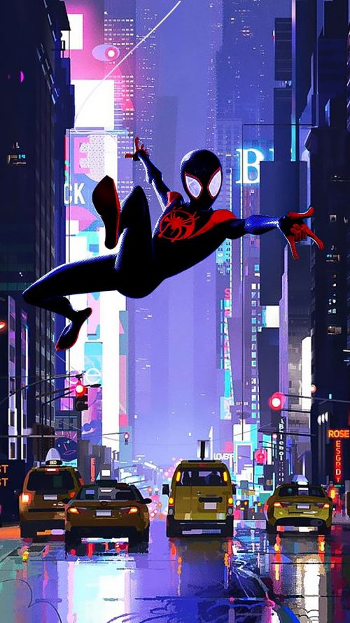 Background Miles Morales Wallpaper